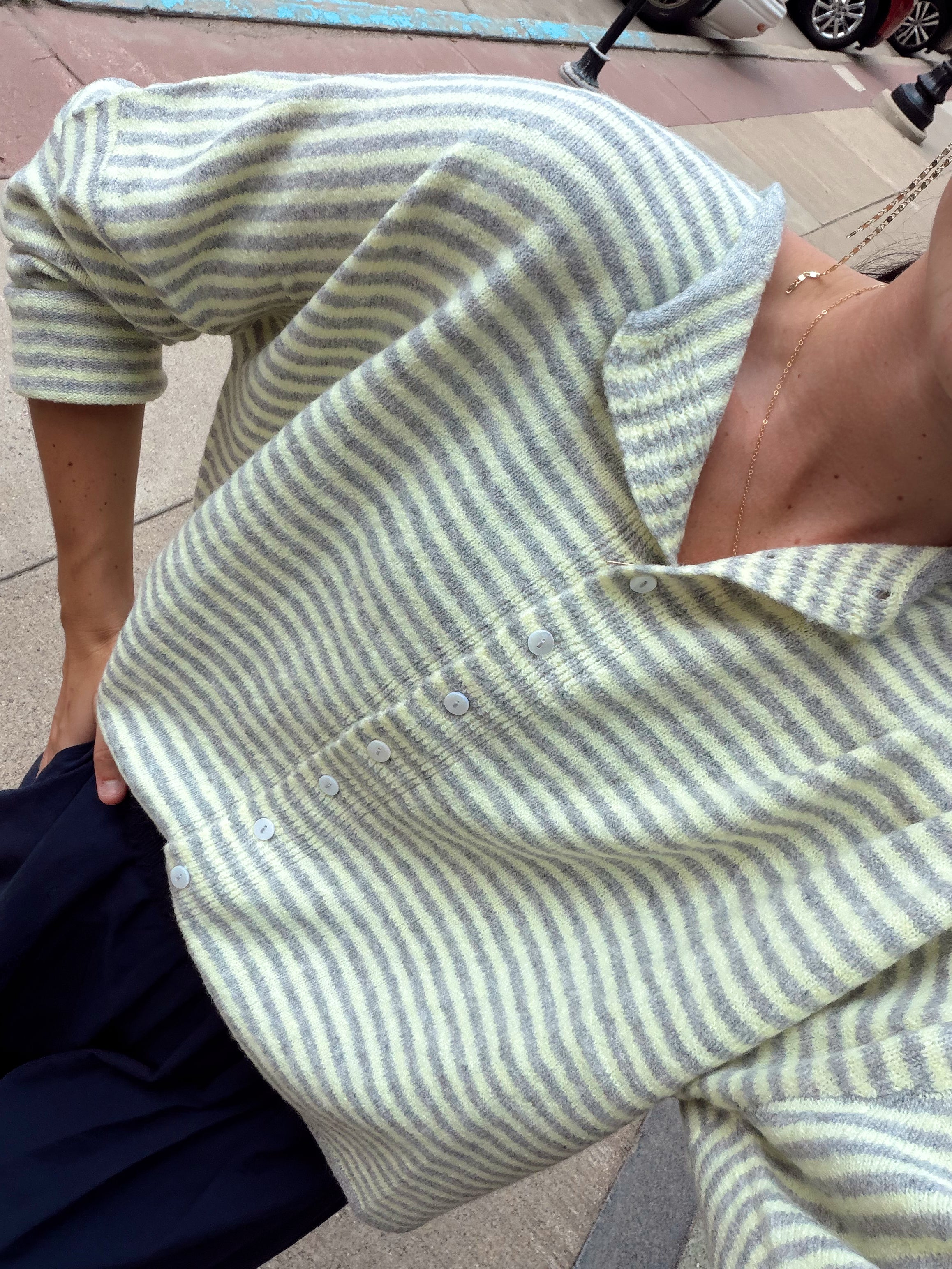 Isla Stripe Cardigan