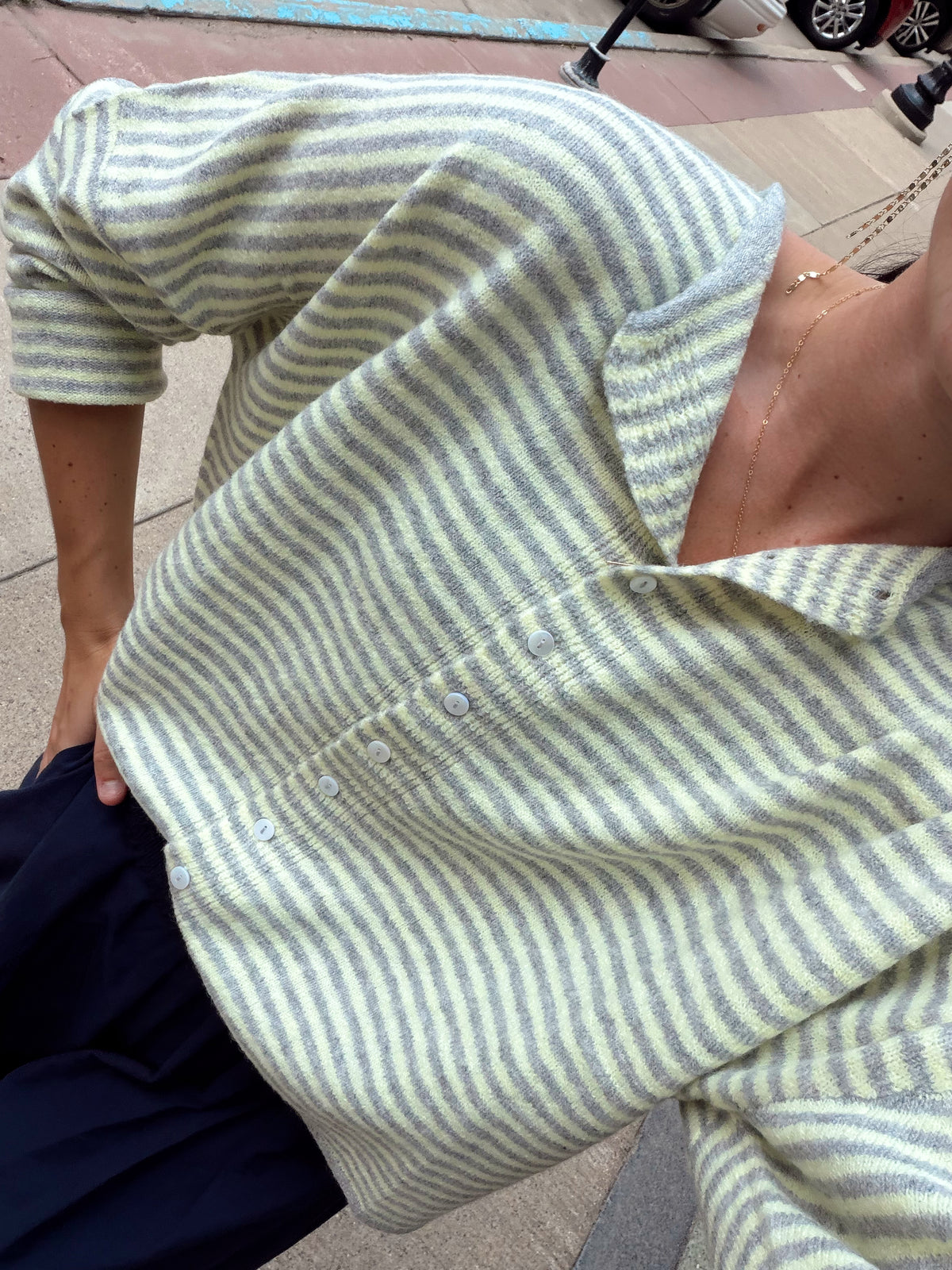 Isla Stripe Cardigan
