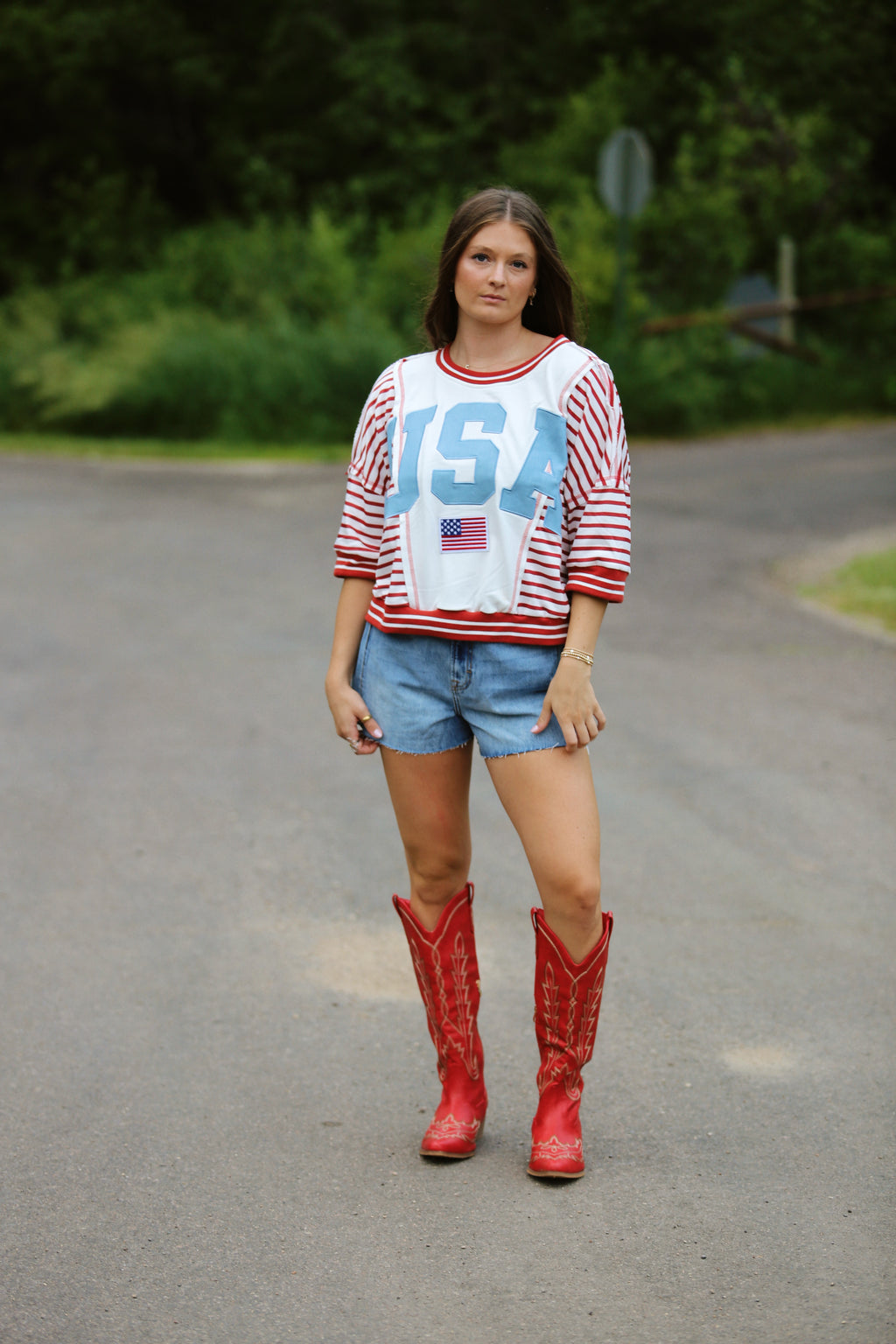 USA Letter Sweatshirt