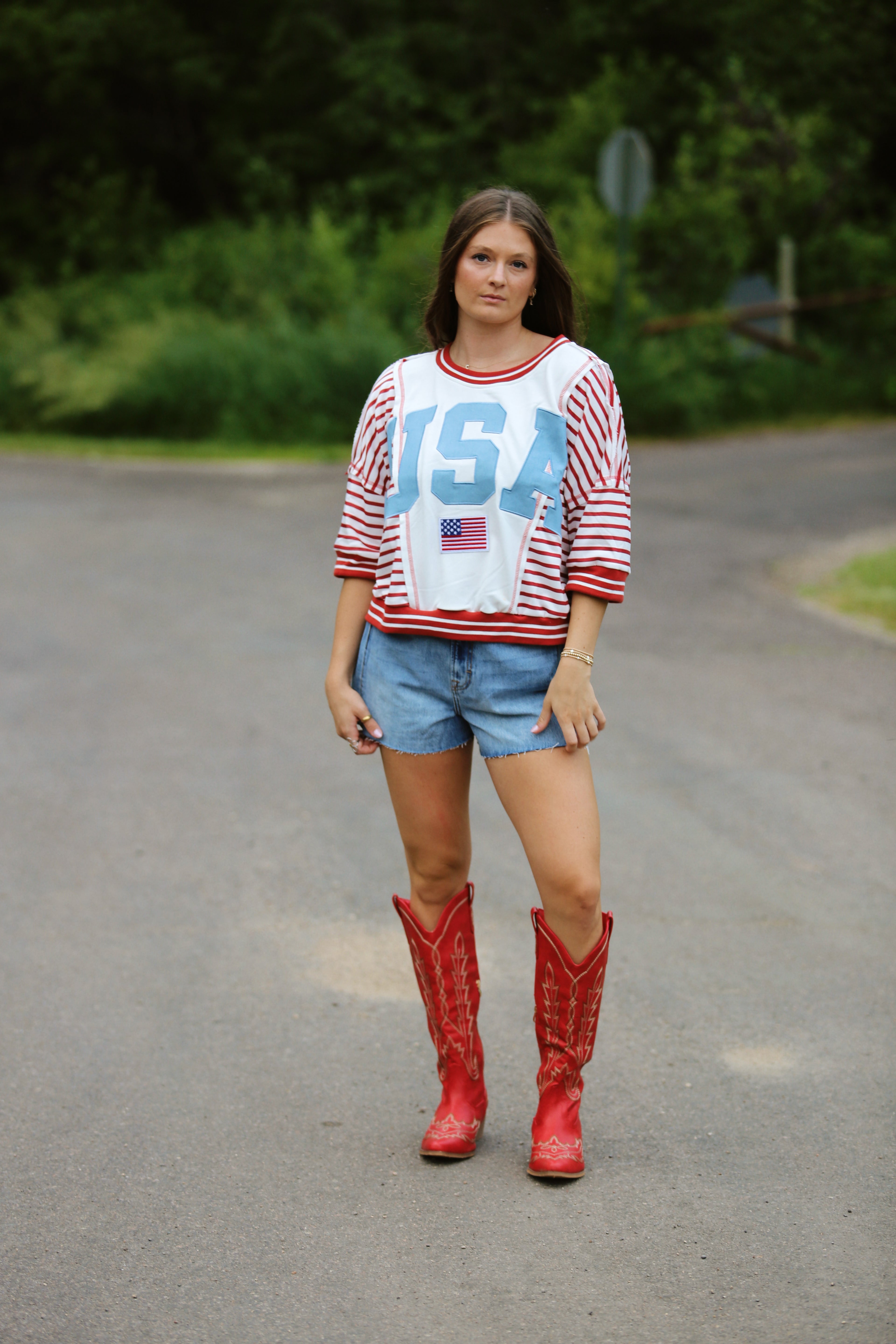 USA Letter Sweatshirt