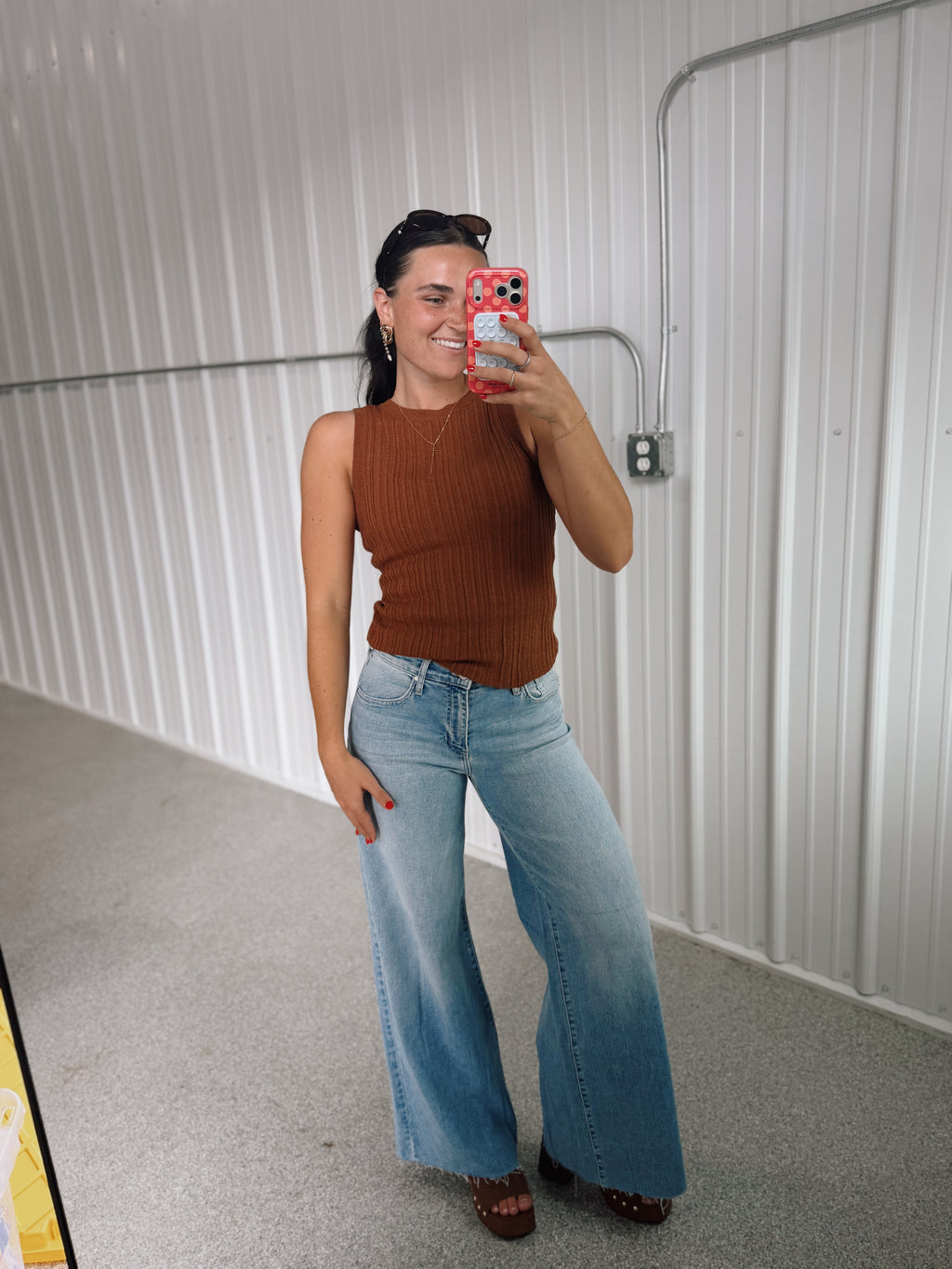 Sheek Sleeveless Sweater Tank