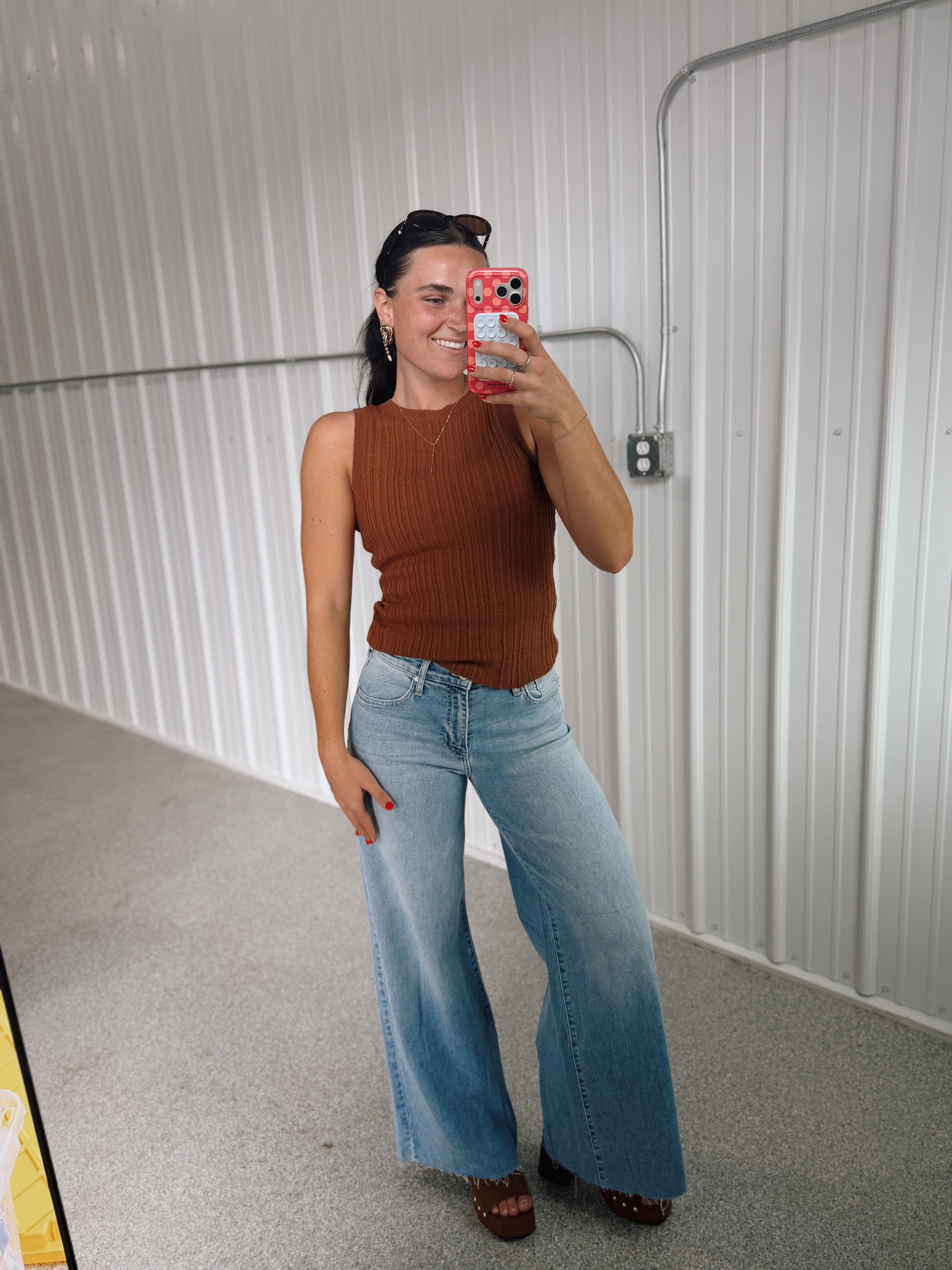 Sheek Sleeveless Sweater Tank
