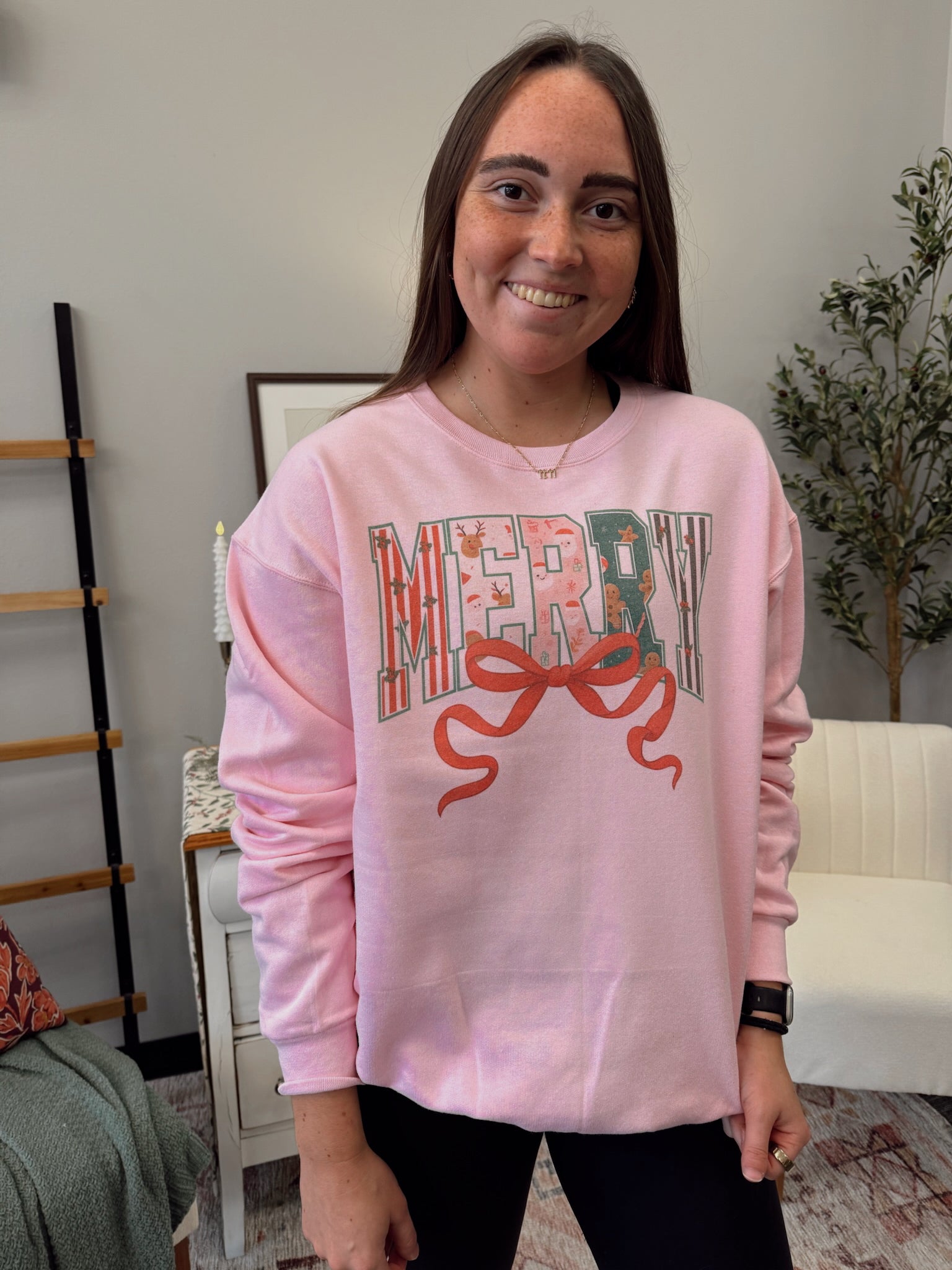 Pink Merry Crewneck