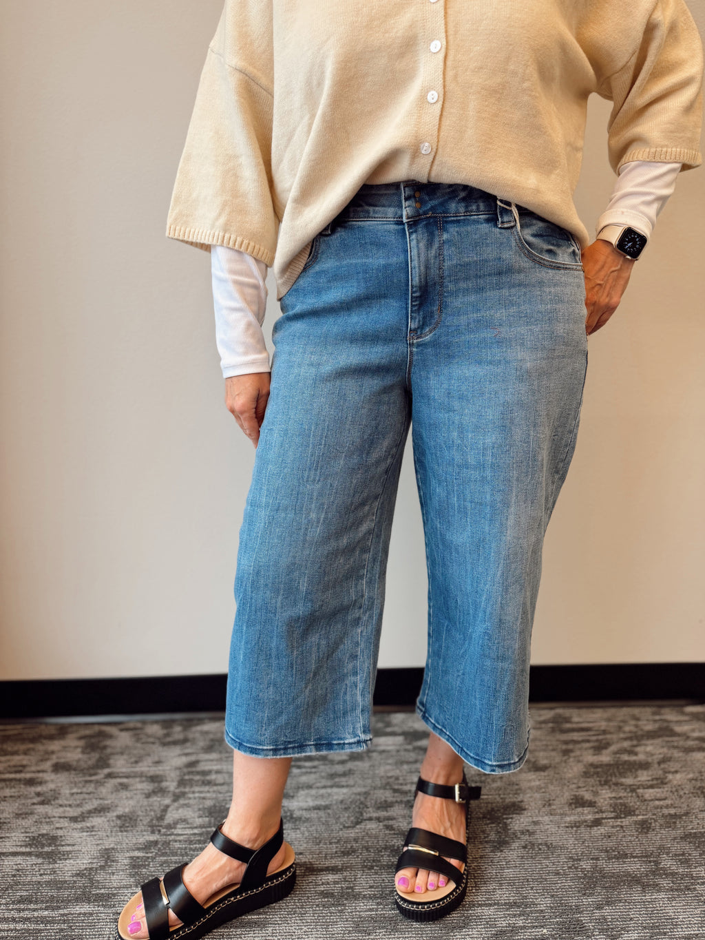Chrissy Capri Jeans