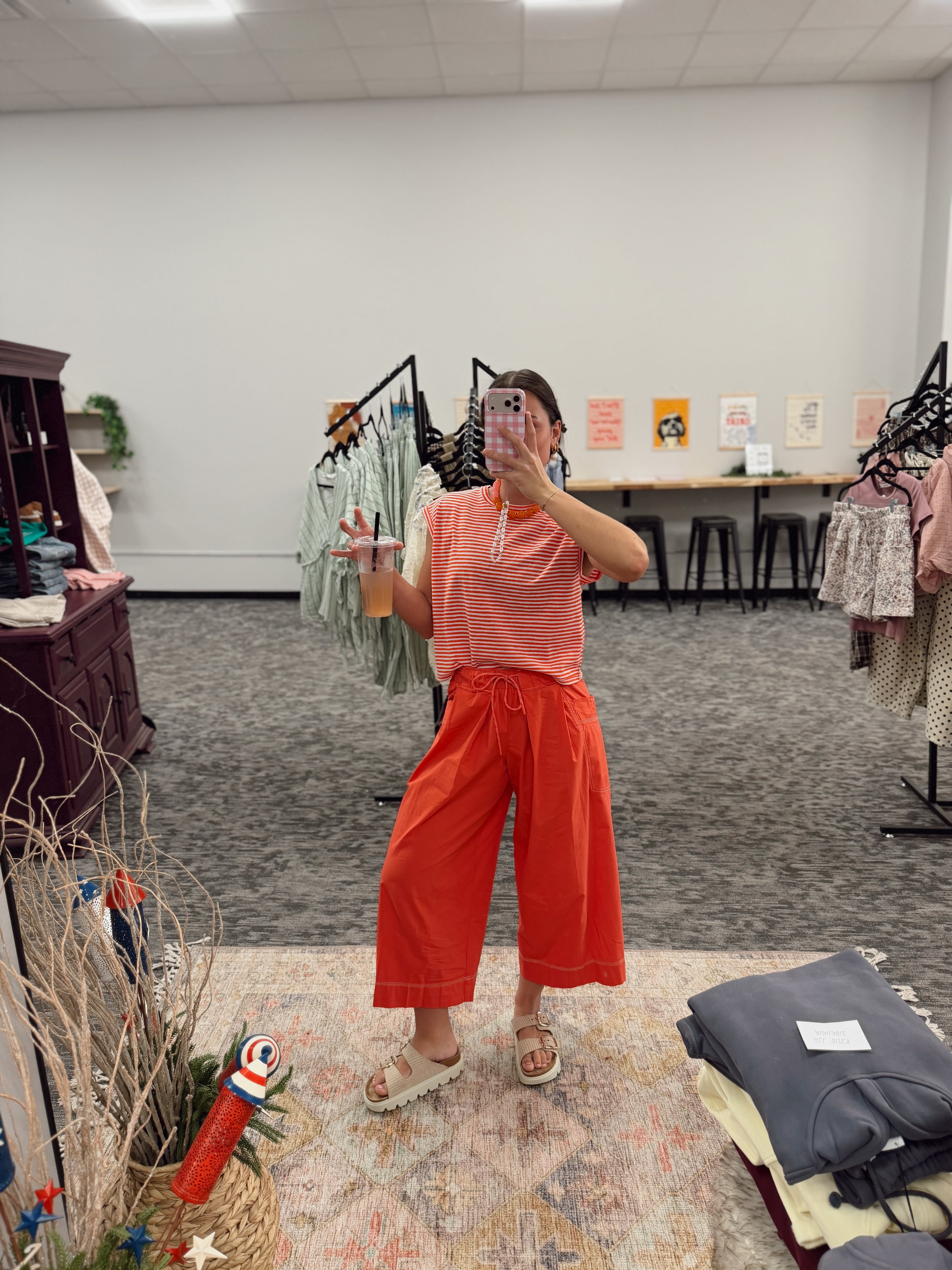 Tavin Tangerine Pants