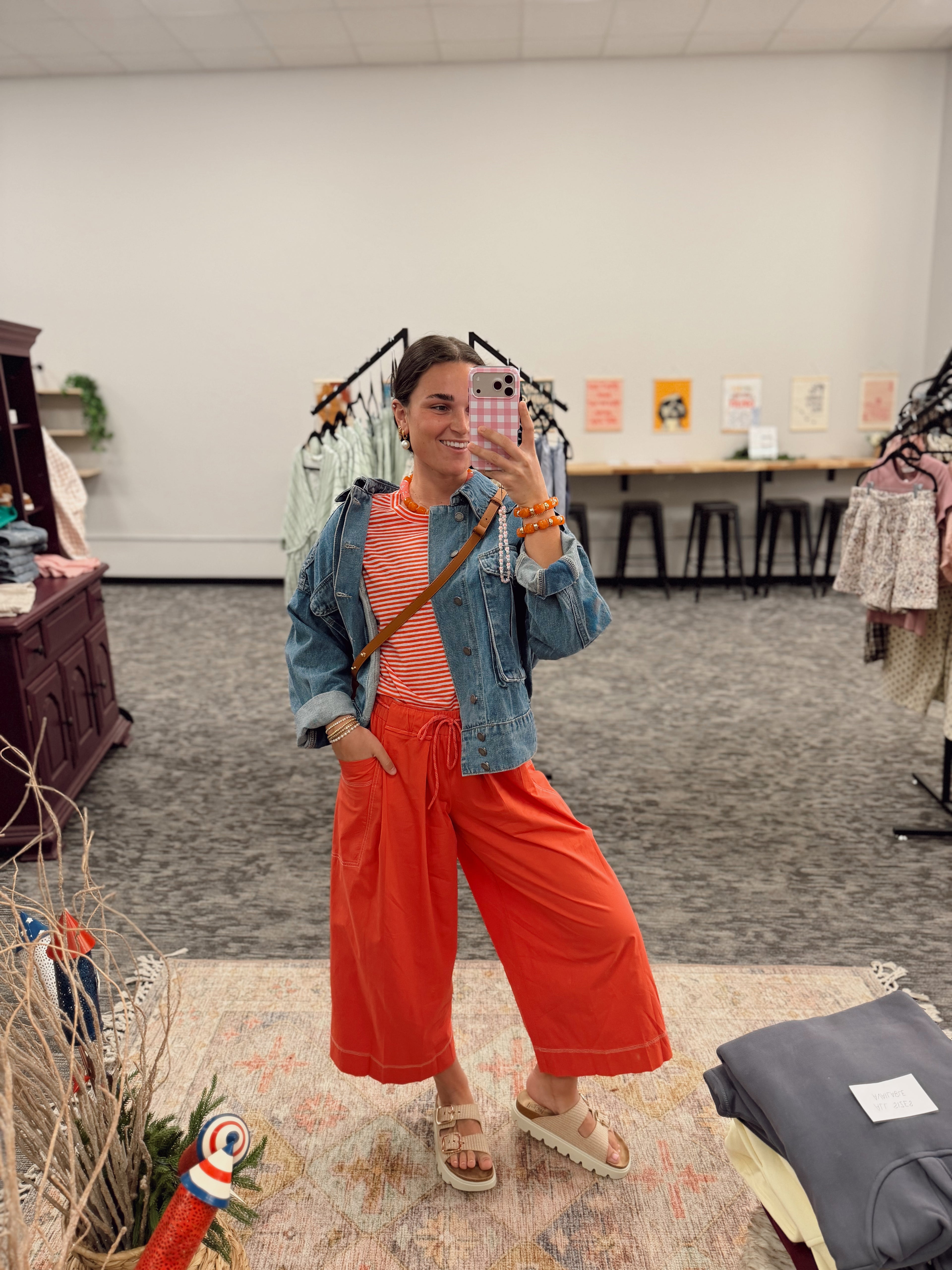 Tavin Tangerine Pants