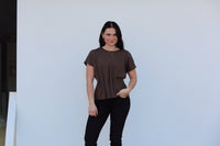 Winona Waist Pleated Top