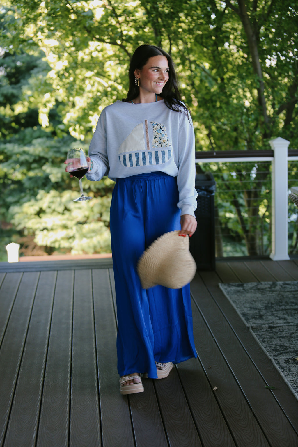 Sailboat Block Sweater
