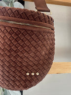 Suede Westlyn Woven Bum Bag