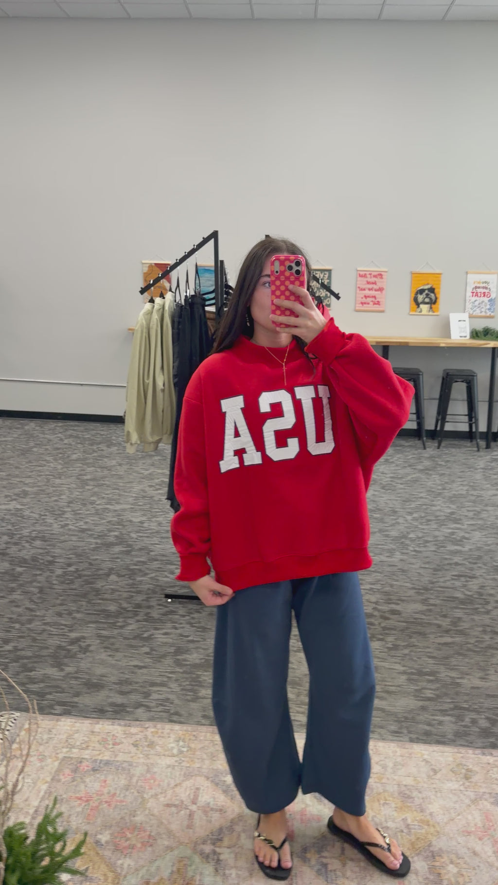 USA Mock Neck