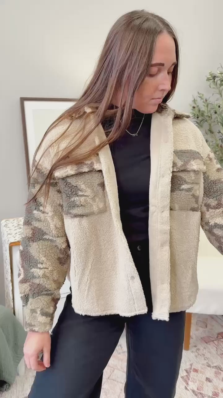 Kali Camo Cardigan