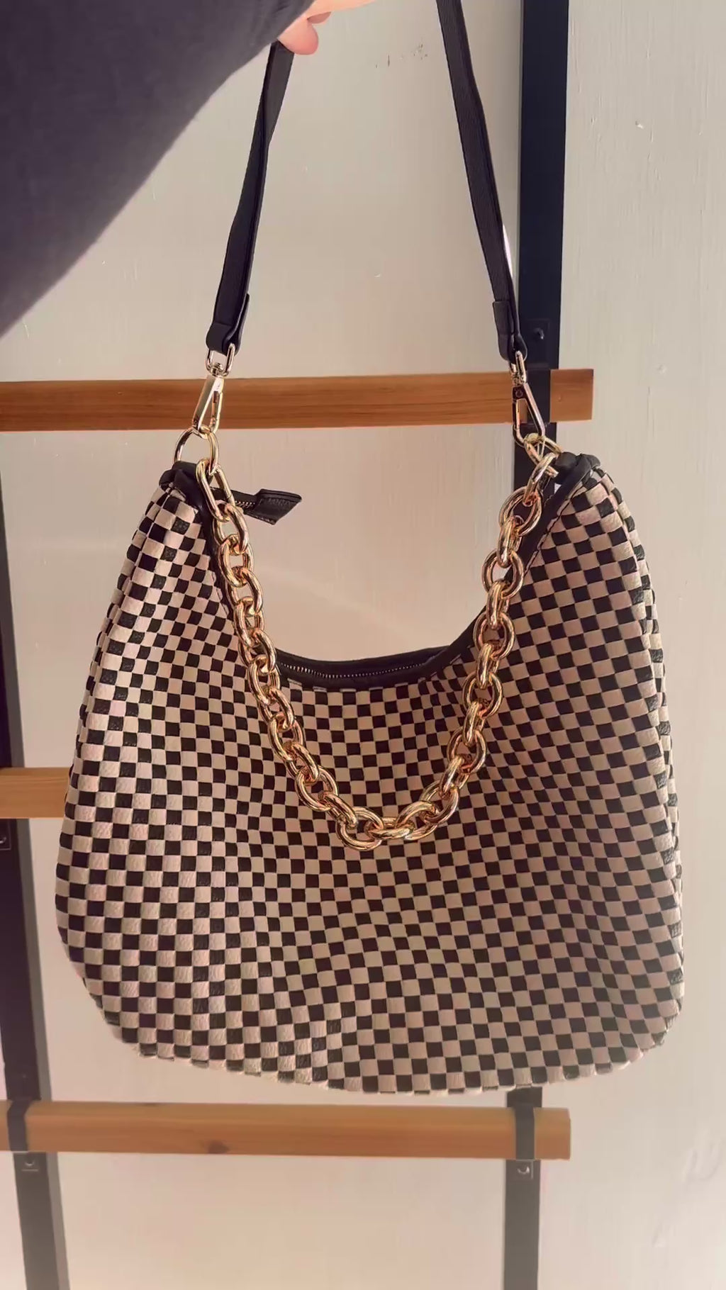 Sienna Slouchy Woven Shoulder Bag